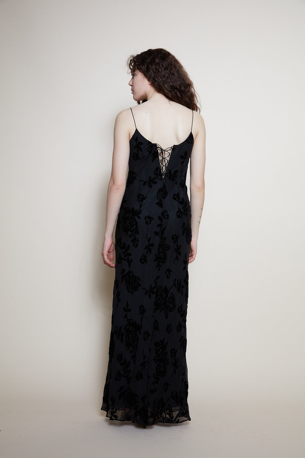 Ralph Lauren silk evening dress