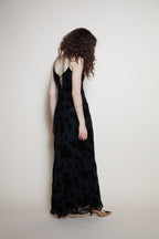 Ralph Lauren silk evening dress