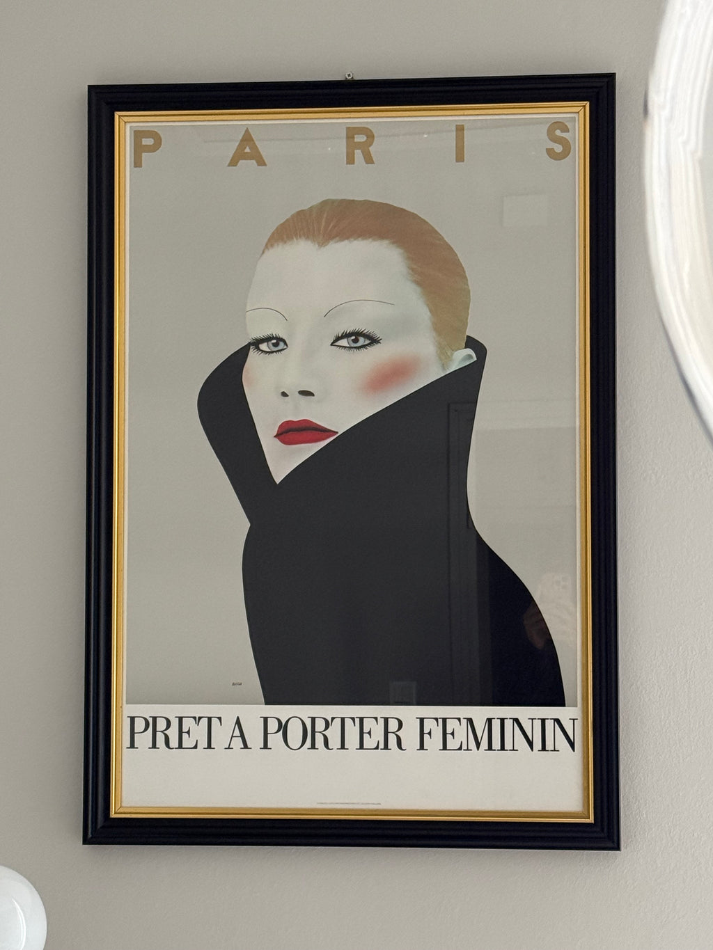 Razzia " Paris -Prêt à Porter Féminin" high fashion poster 1981