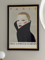 Razzia " Paris -Prêt à Porter Féminin" high fashion poster 1981