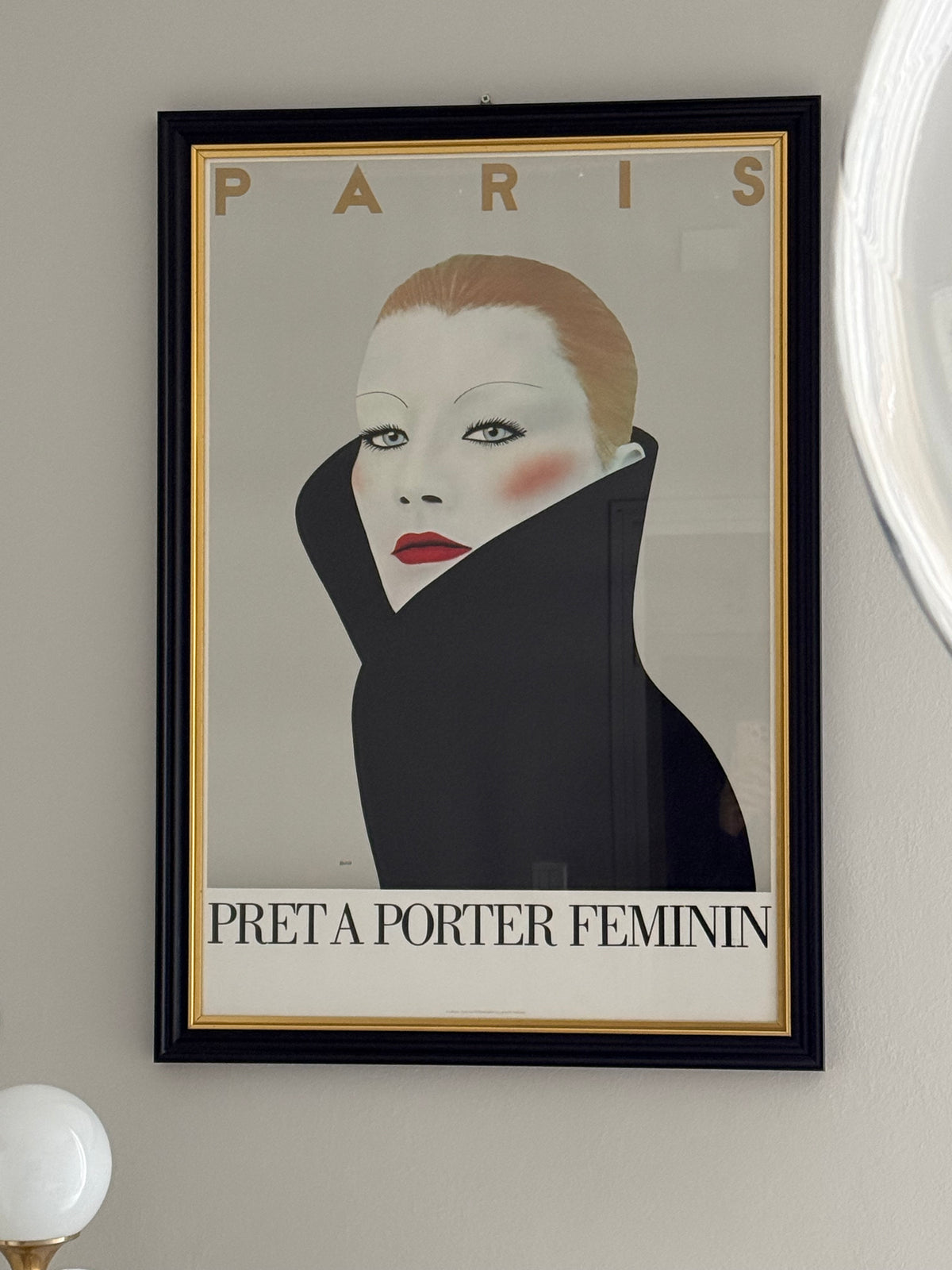 Razzia " Paris -Prêt à Porter Féminin" high fashion poster 1981