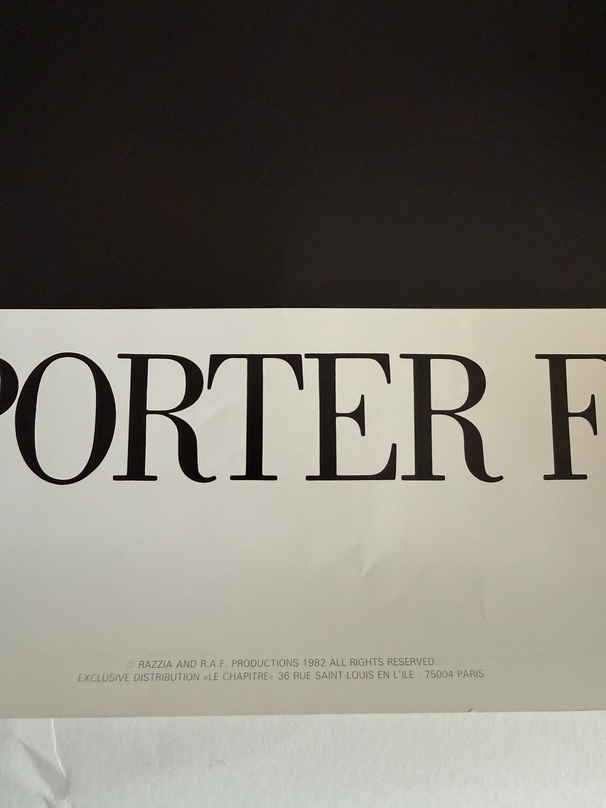 Razzia " Paris -Prêt à Porter Féminin" high fashion poster 1981
