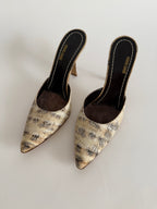 Roberto Cavalli tela mules S/S 2002