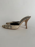 Roberto Cavalli tela mules S/S 2002