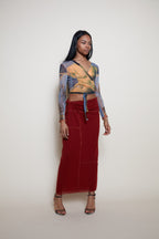 Jean Paul Gaultier maxi skirt