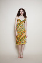 Jean Paul Gaultier midi floral dress