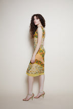 Jean Paul Gaultier midi floral dress