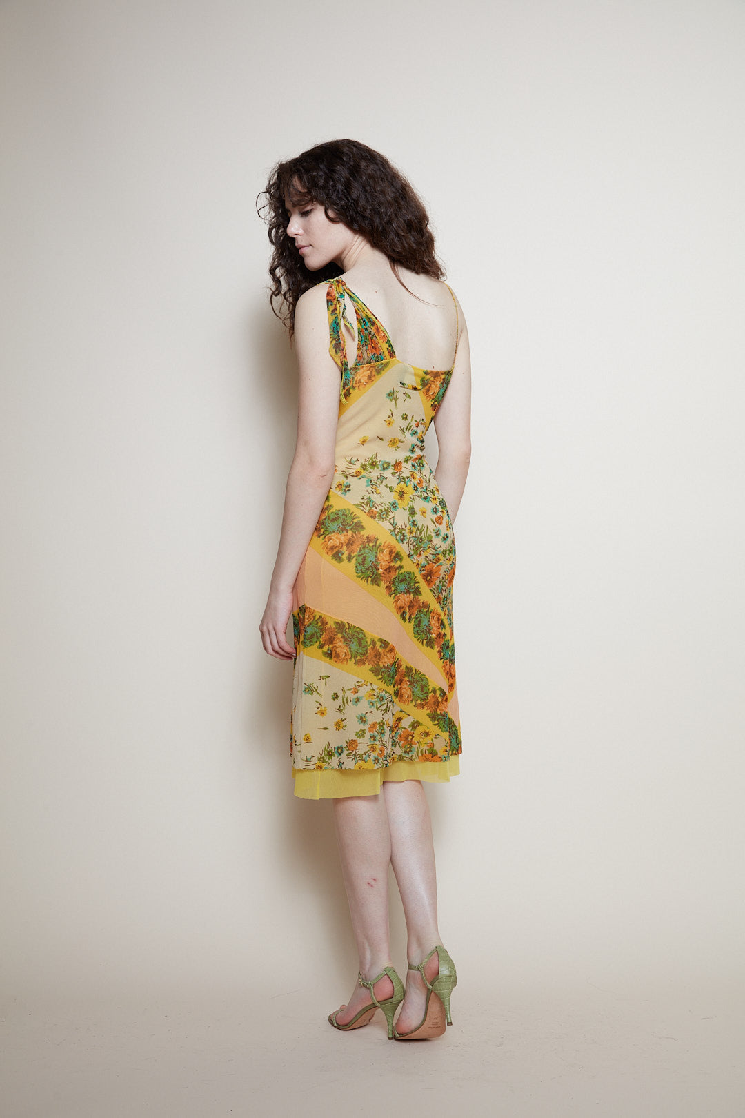 Jean Paul Gaultier midi floral dress
