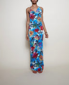 Versace maxi floral dress