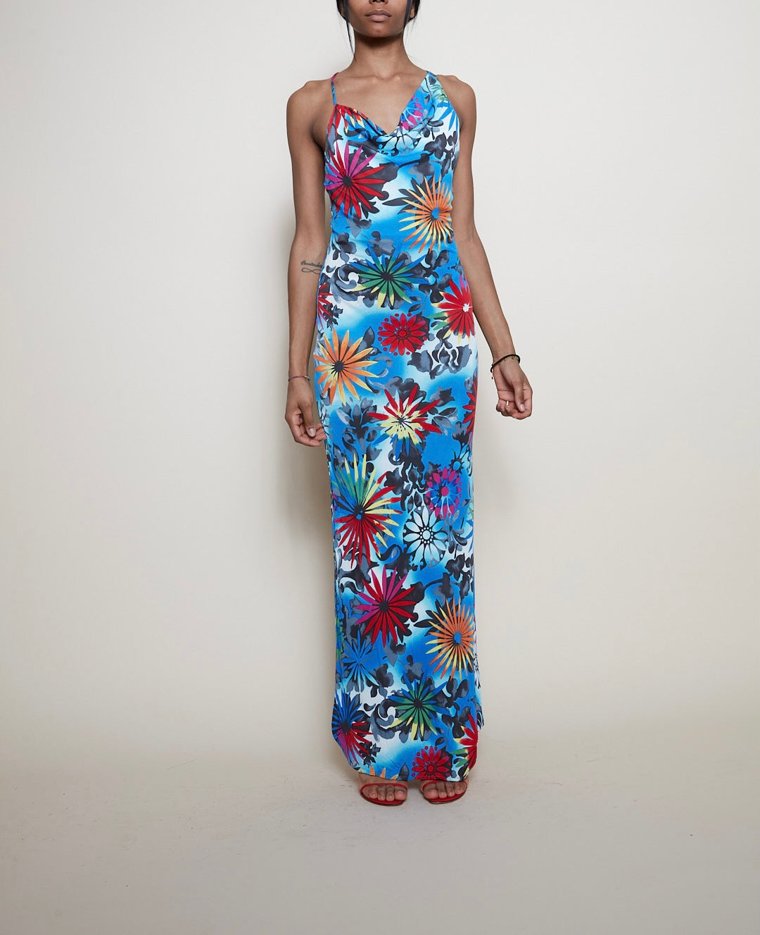 Versace maxi floral dress