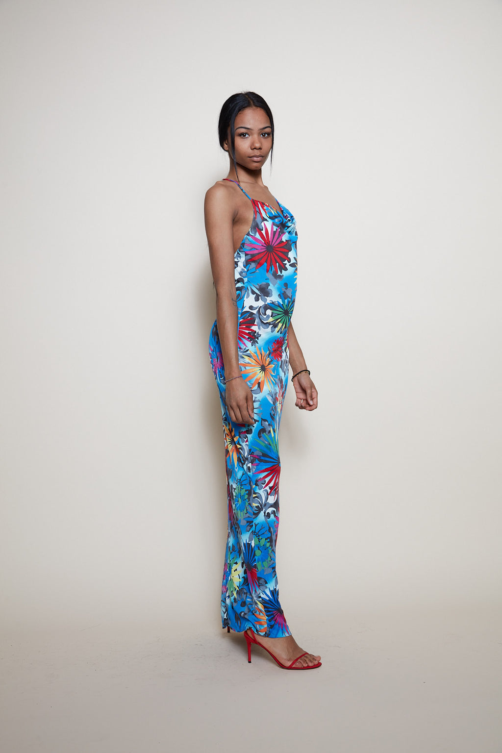 Versace maxi floral dress