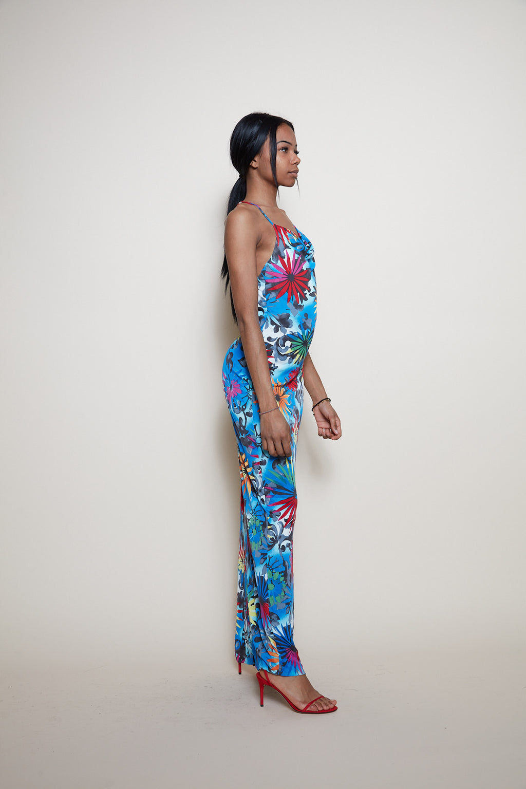 Versace maxi floral dress