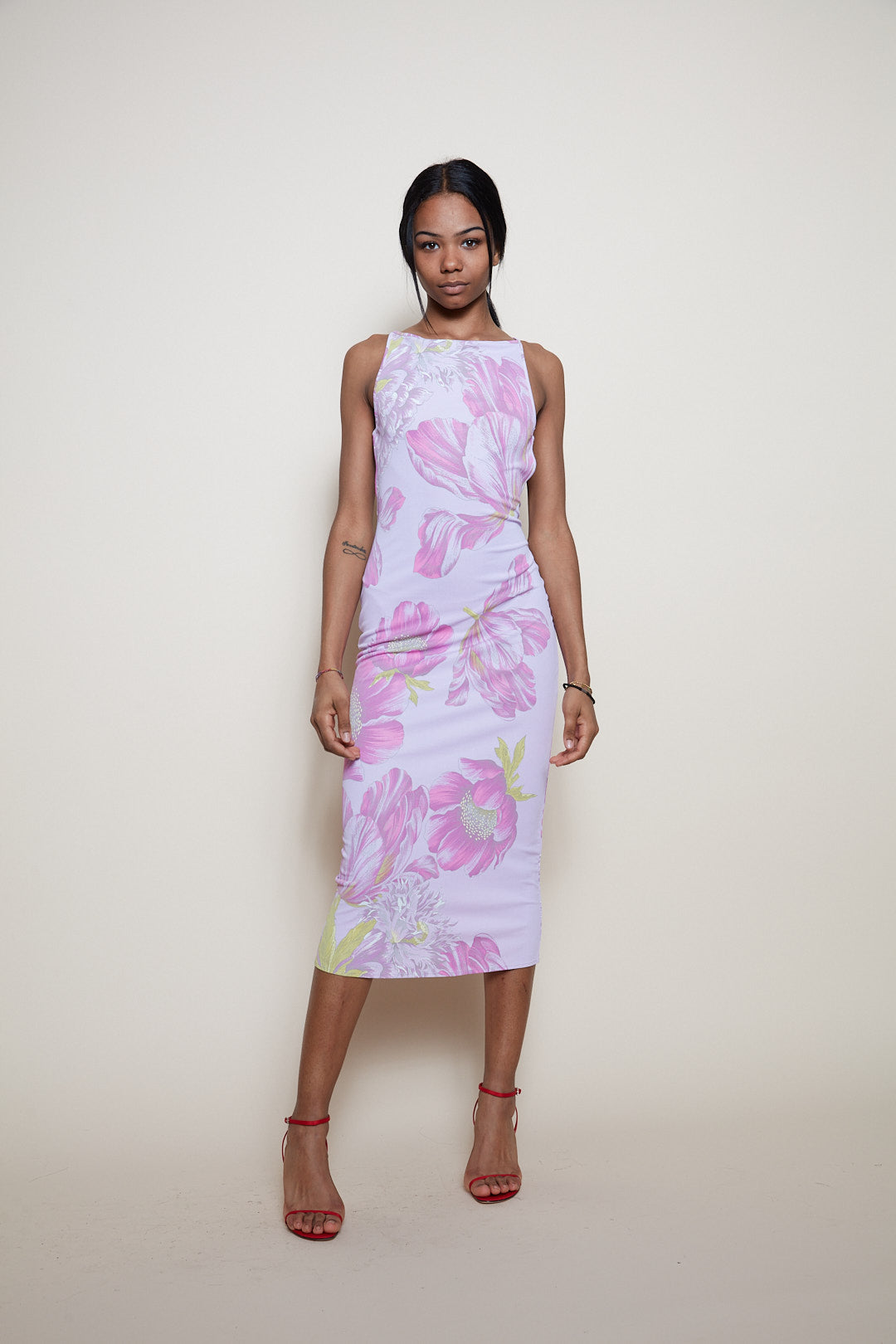 Gianfranco Ferré S/S 2000 floral open back