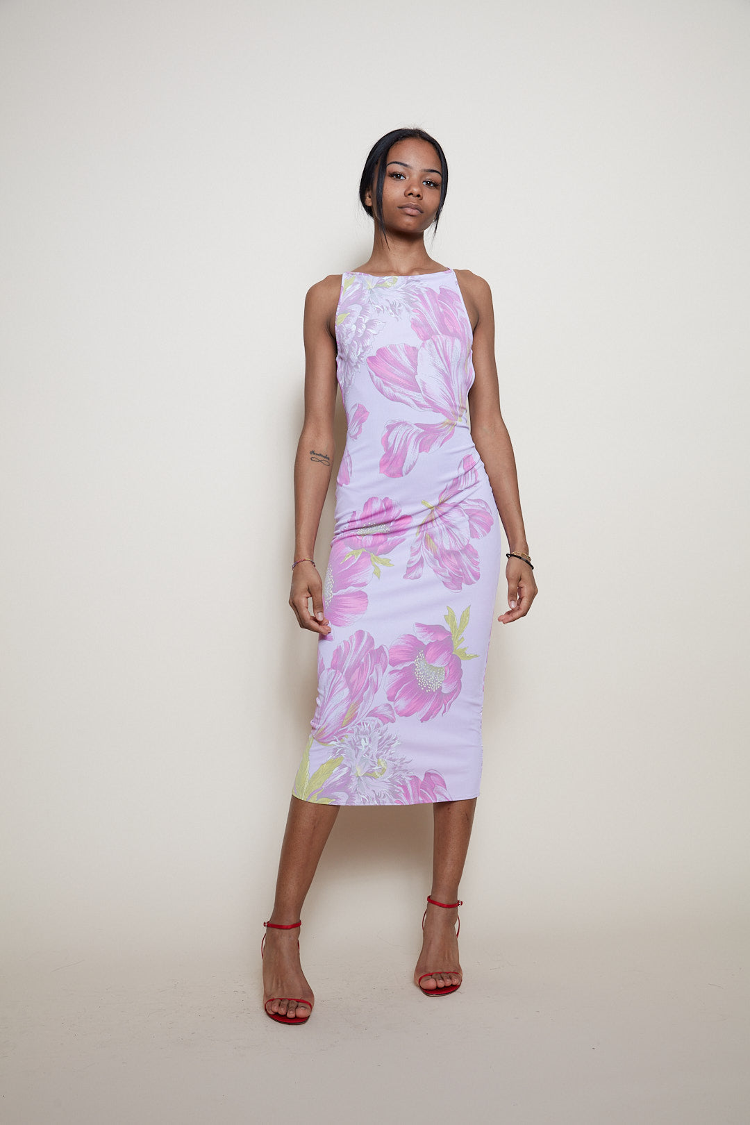 Gianfranco Ferré S/S 2000 floral open back