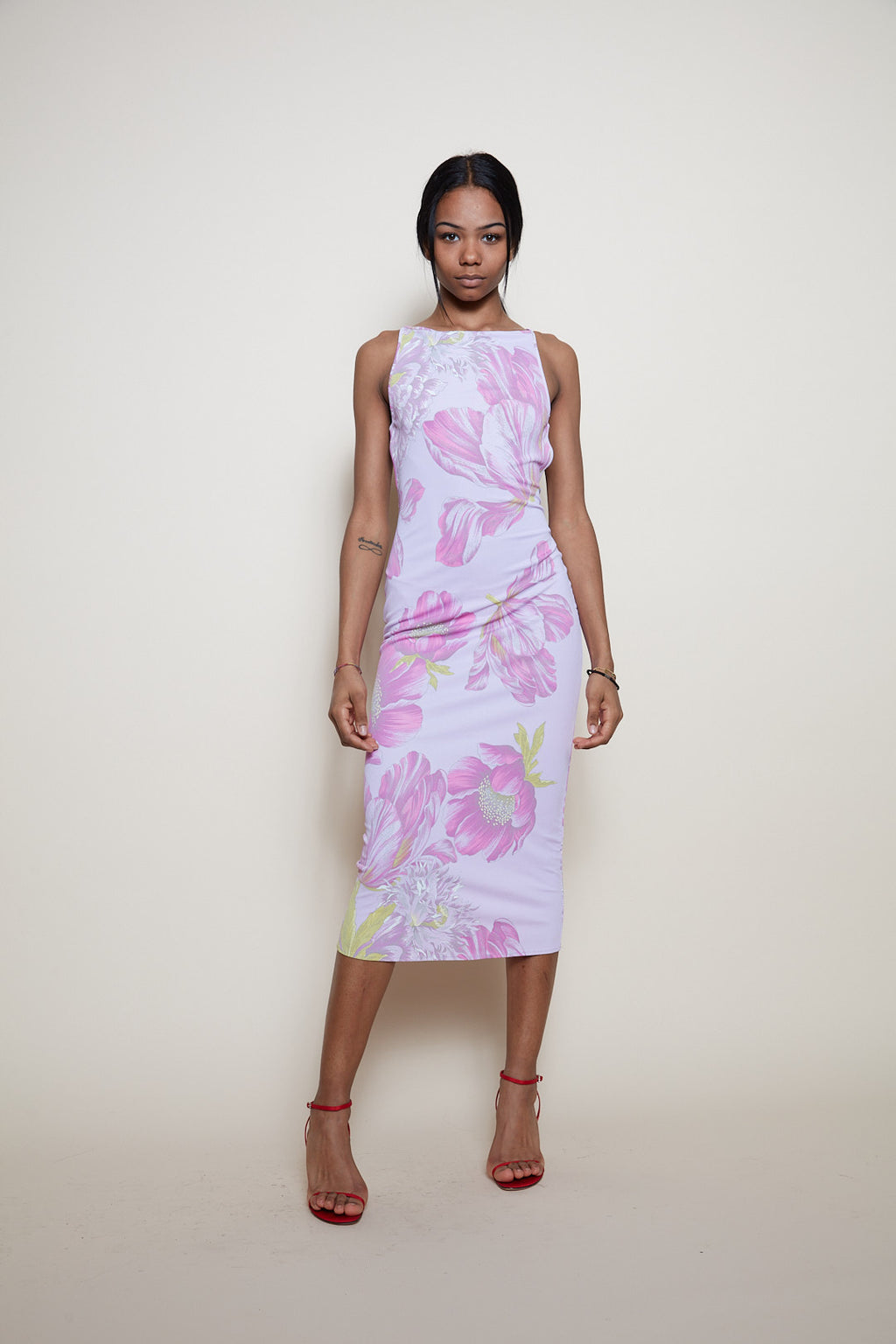Gianfranco Ferré S/S 2000 floral open back