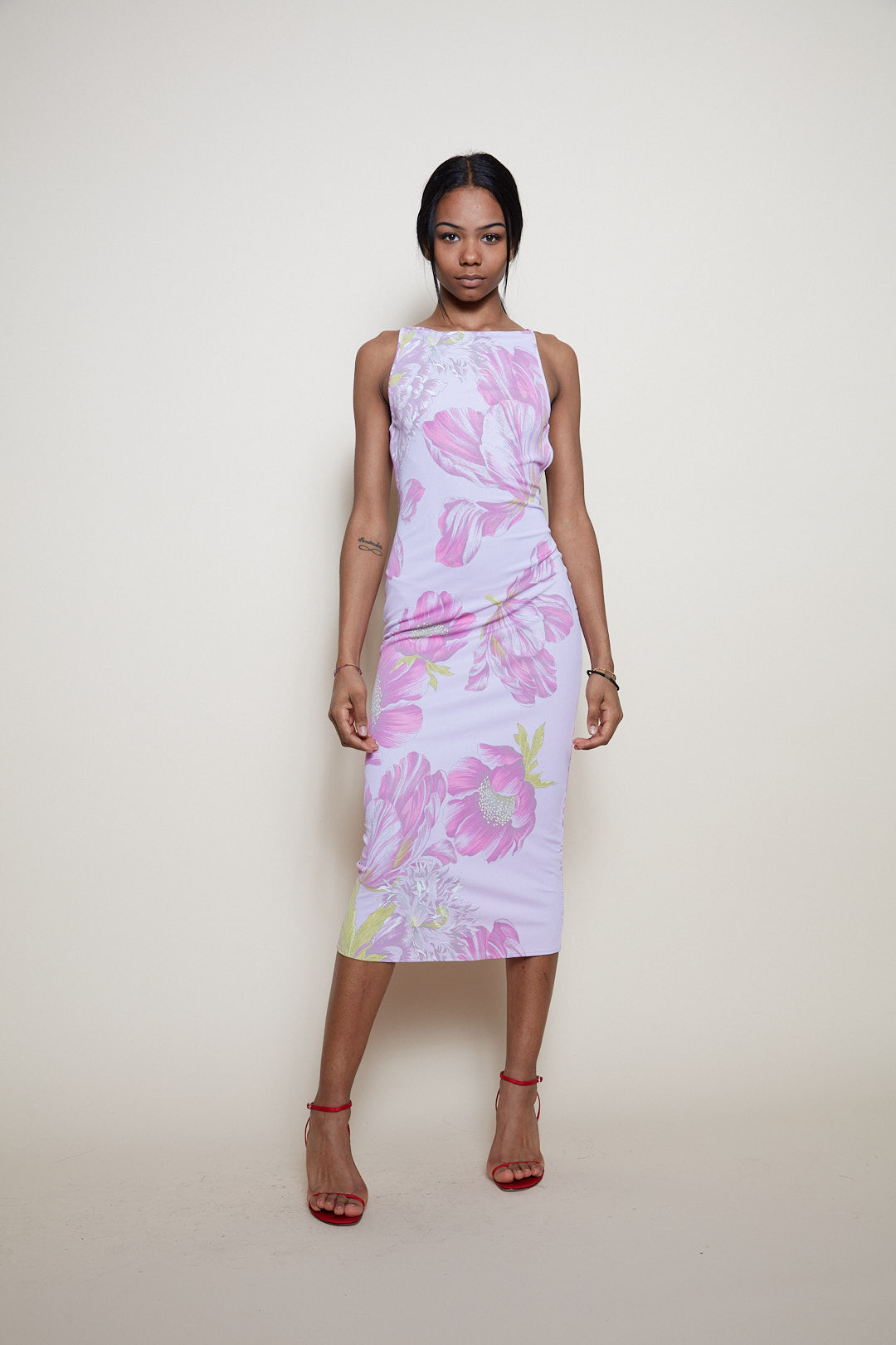 Gianfranco Ferré S/S 2000 floral open back