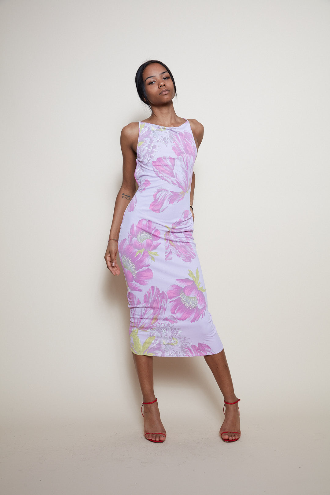 Gianfranco Ferré S/S 2000 floral open back