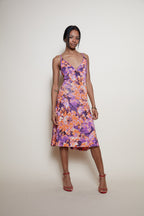 Just cavalli floral dress open back