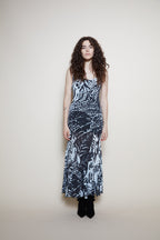 Class Cavalli tiger maxi dress