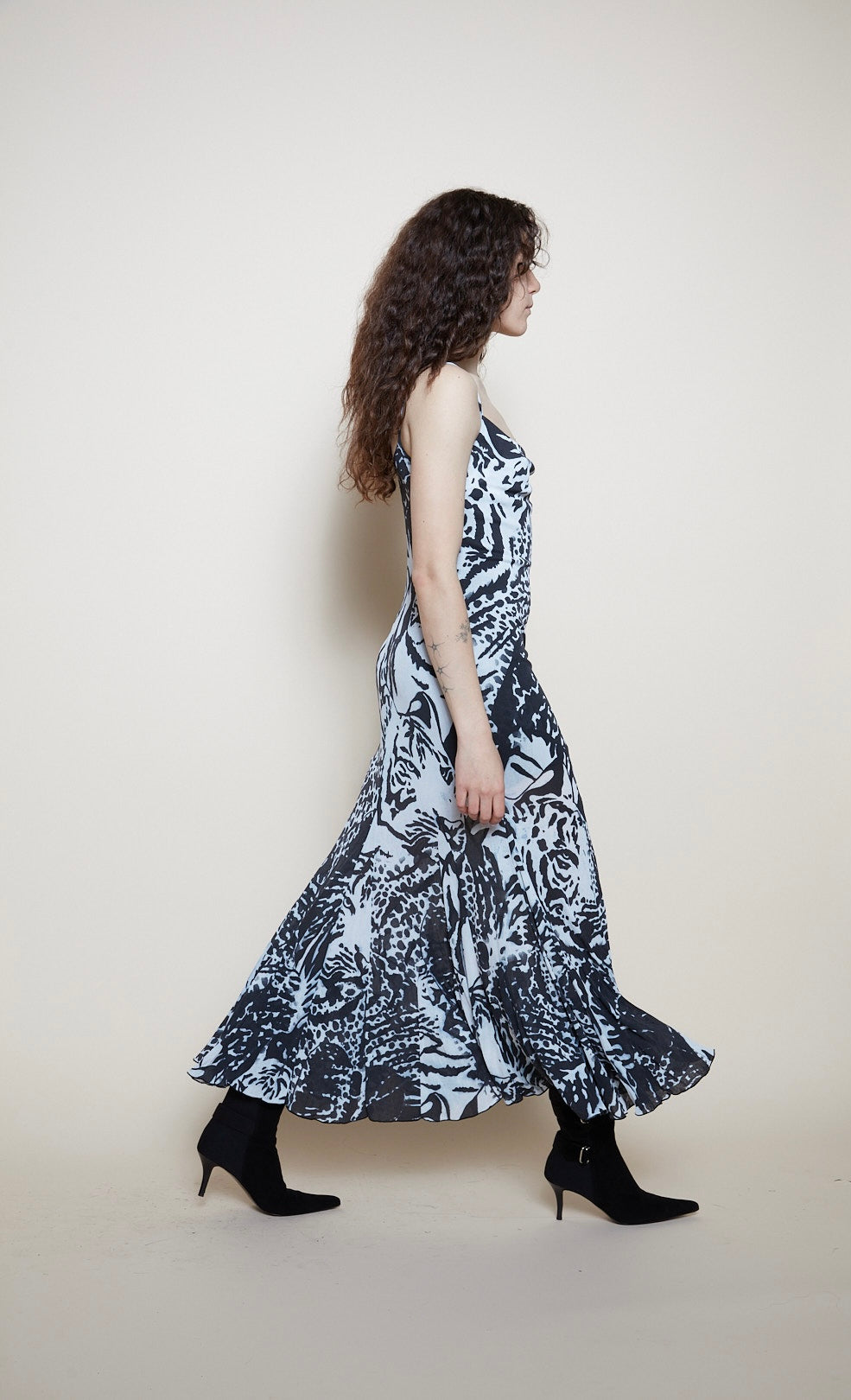 Class Cavalli tiger maxi dress