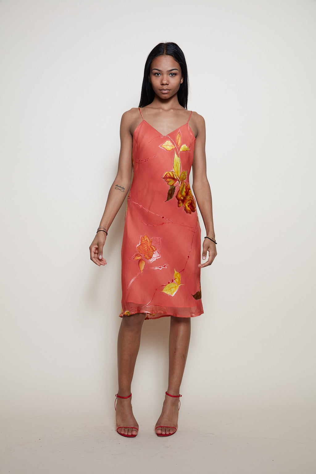 Vintage silk mini dress