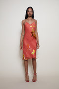 Vintage silk mini dress