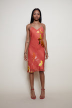 Vintage silk mini dress