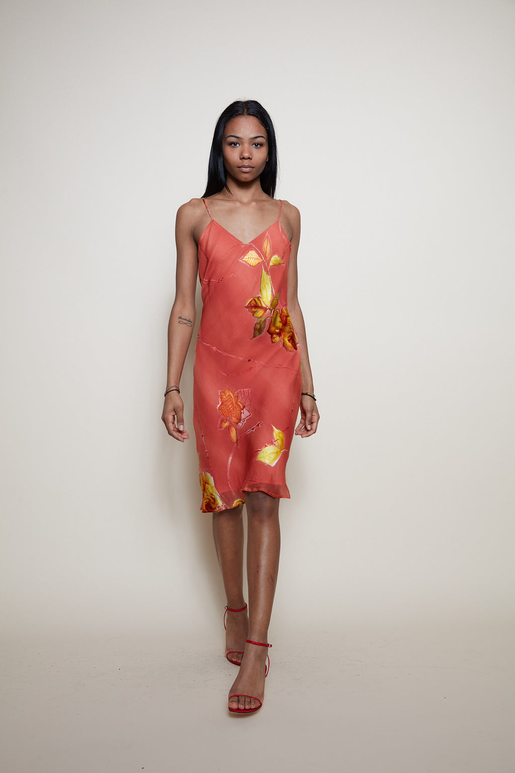 Vintage silk mini dress