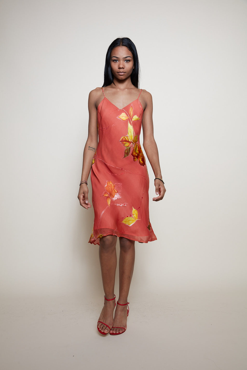 Vintage silk mini dress