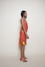 Vintage silk mini dress