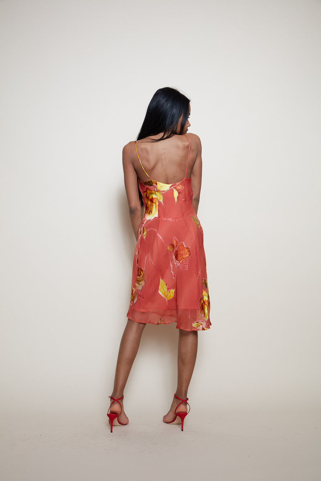 Vintage silk mini dress