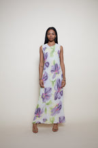 Vintage maxi floral dress