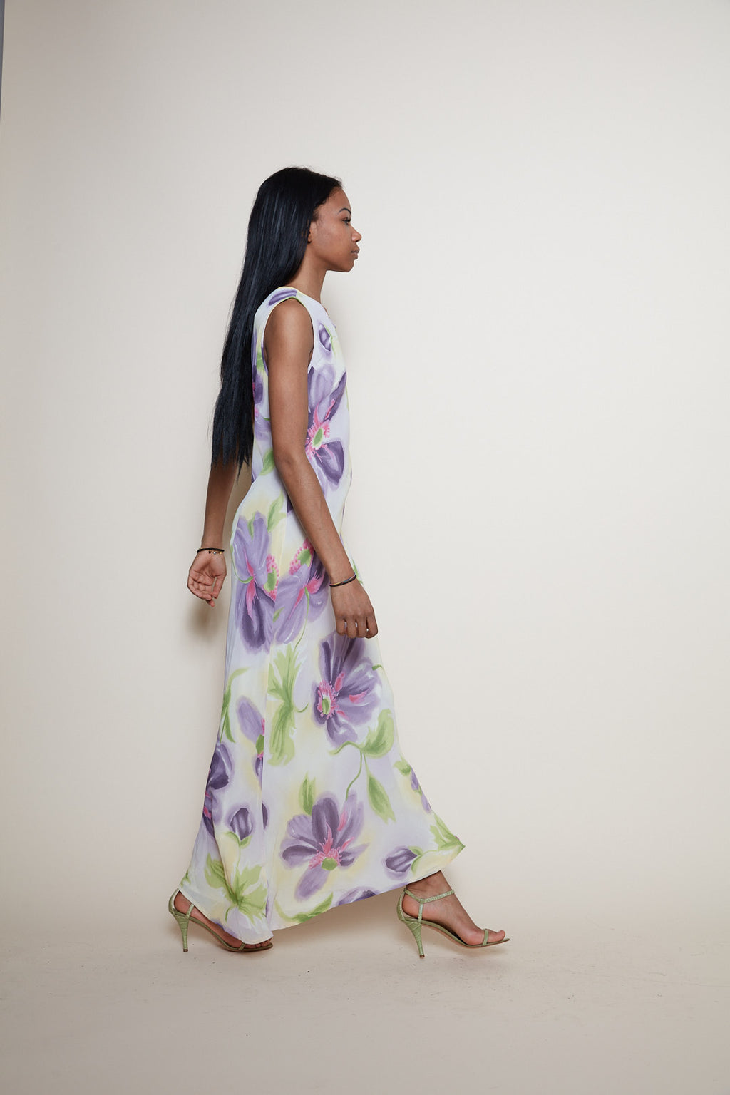 Vintage maxi floral dress