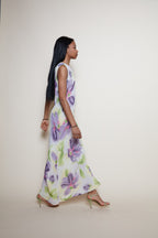 Vintage maxi floral dress