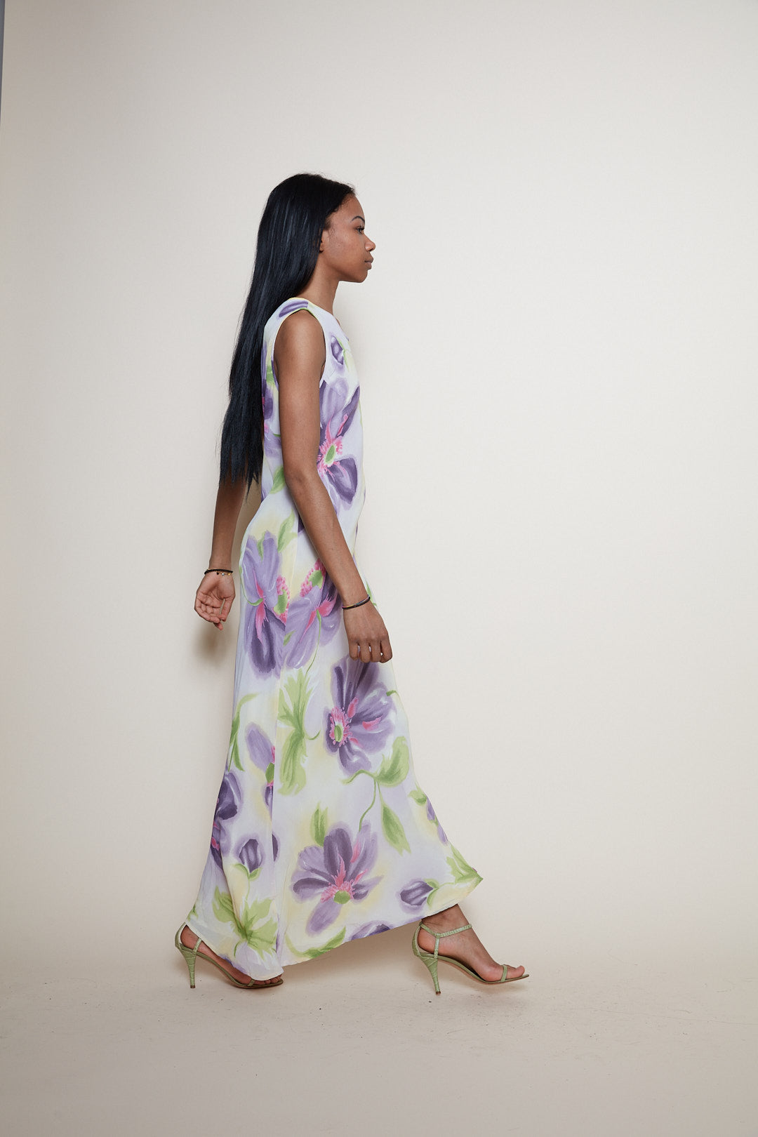 Vintage maxi floral dress