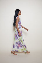 Vintage maxi floral dress