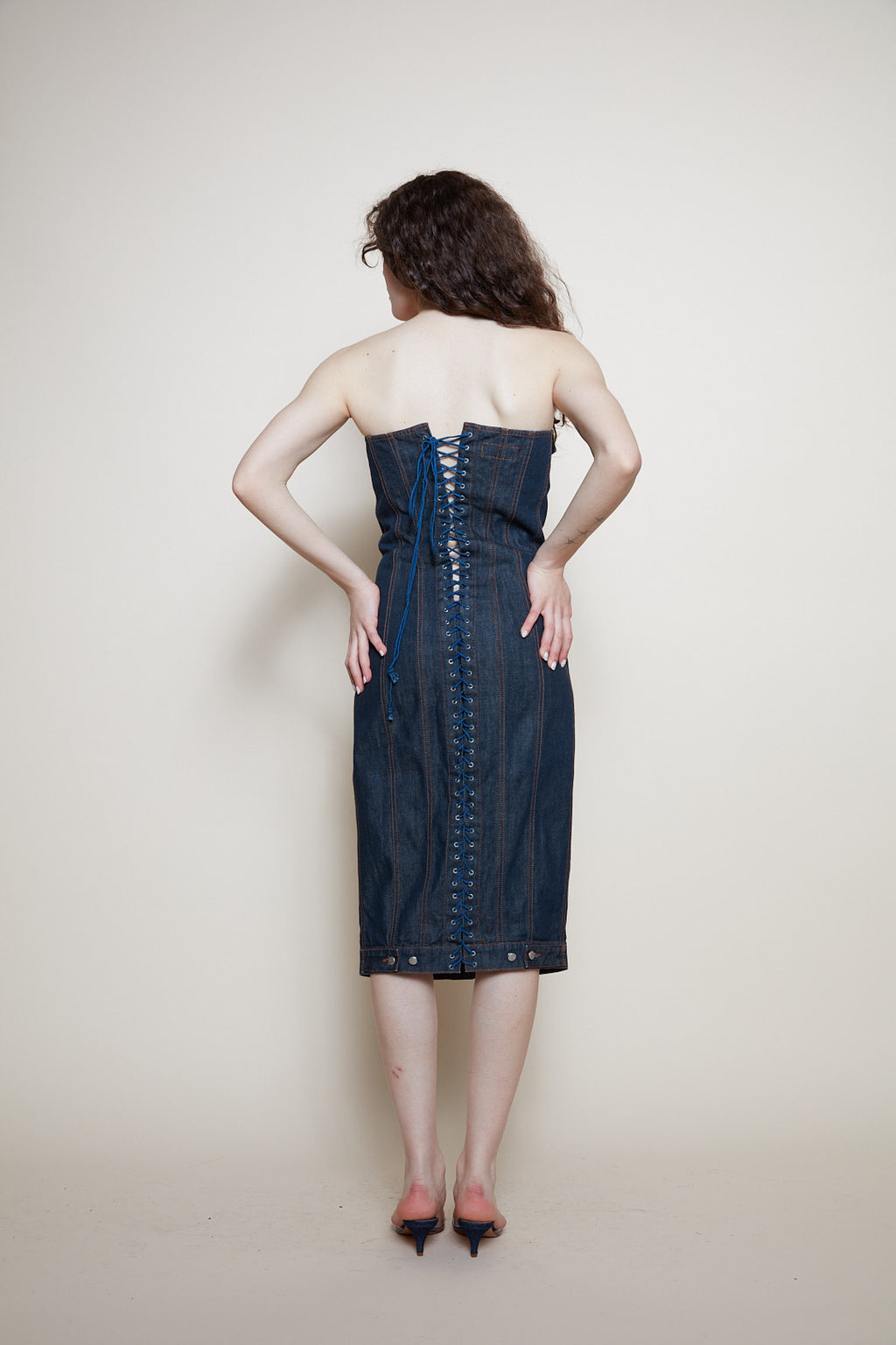 Jean Paul Gaultier 90s denim dress