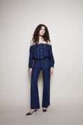 Jean Paul Gaultier 90s linen suit
