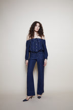 Jean Paul Gaultier 90s linen suit