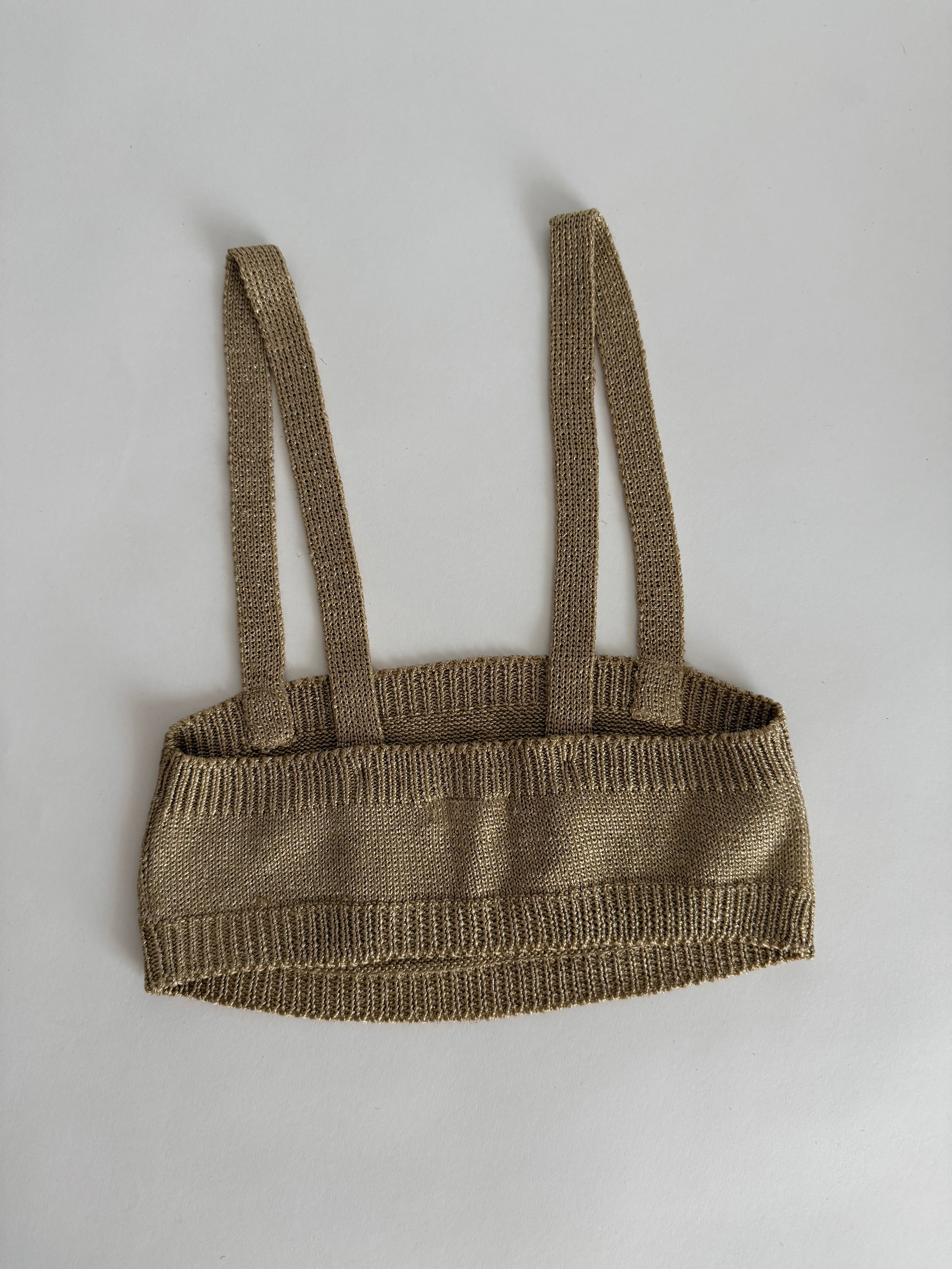 Iceberg gold crop top 90s