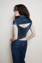 Jean Paul Gaultier S/S 2002 denim co-ord