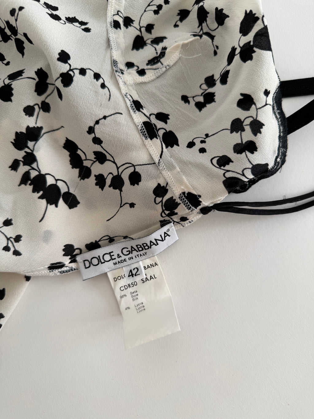 Dolce & Gabbana 2000s lily sik dress