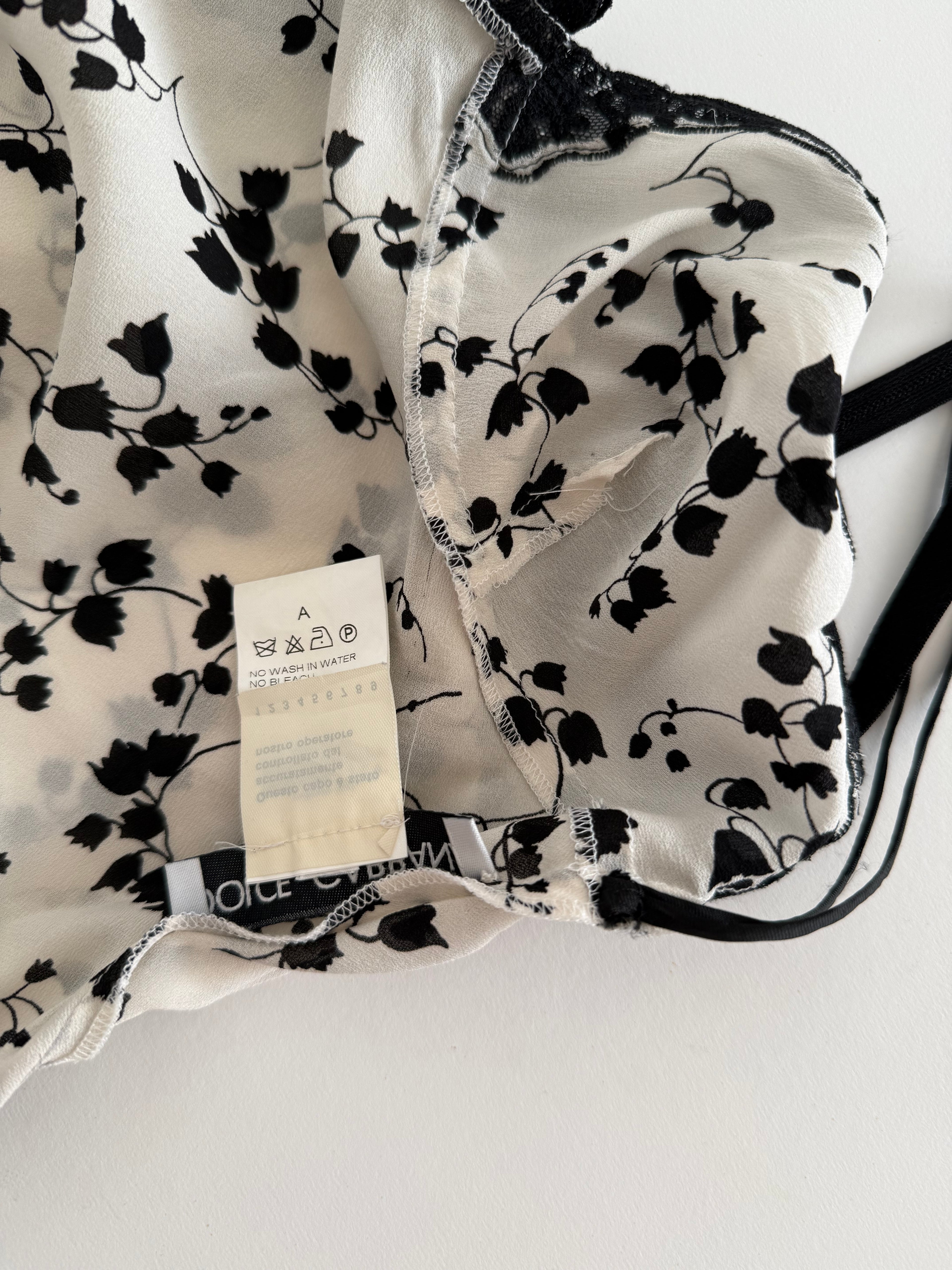 Dolce & Gabbana 2000s lily sik dress
