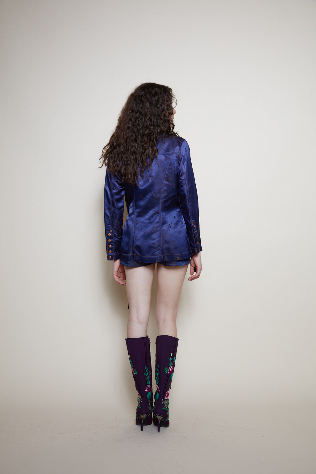 Jean Paul Gaultier F/W 1995 blue suit