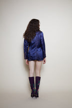 Jean Paul Gaultier F/W 1995 blue suit