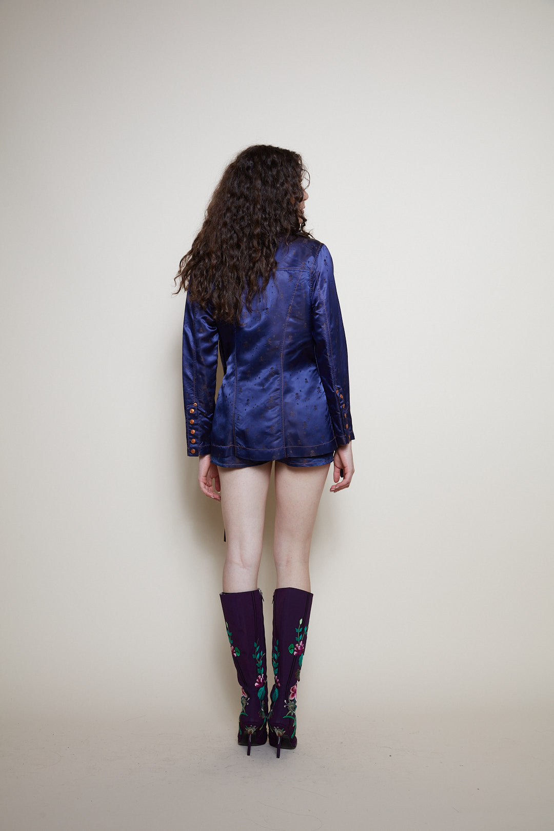 Jean Paul Gaultier F/W 1995 blue suit