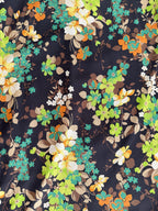 D&g floral silk dress 2000s