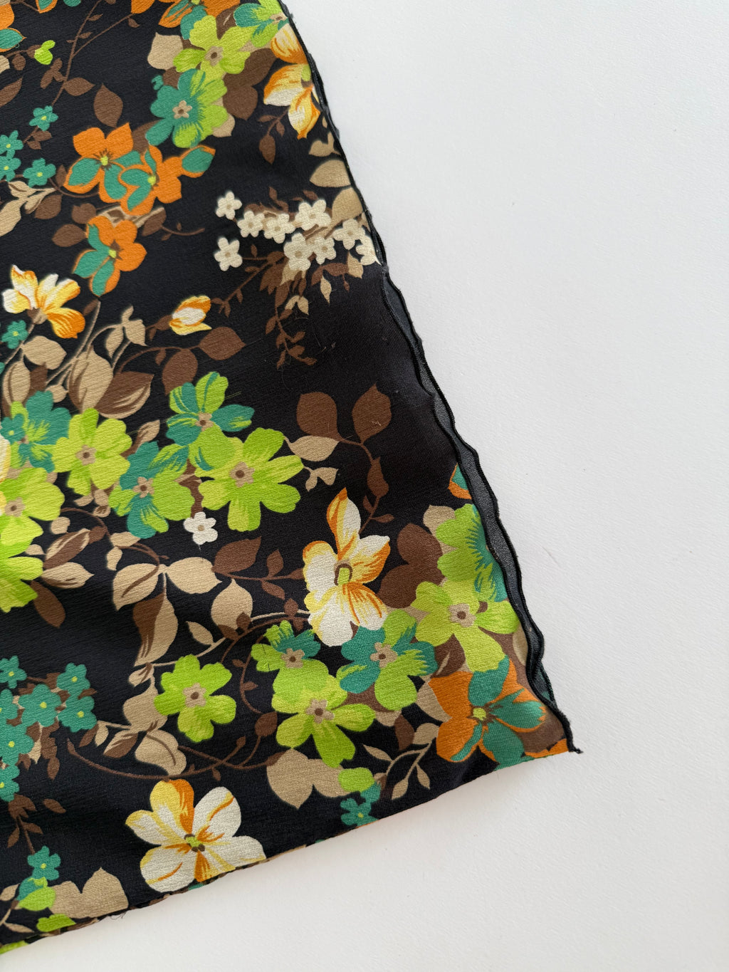 D&g floral silk dress 2000s