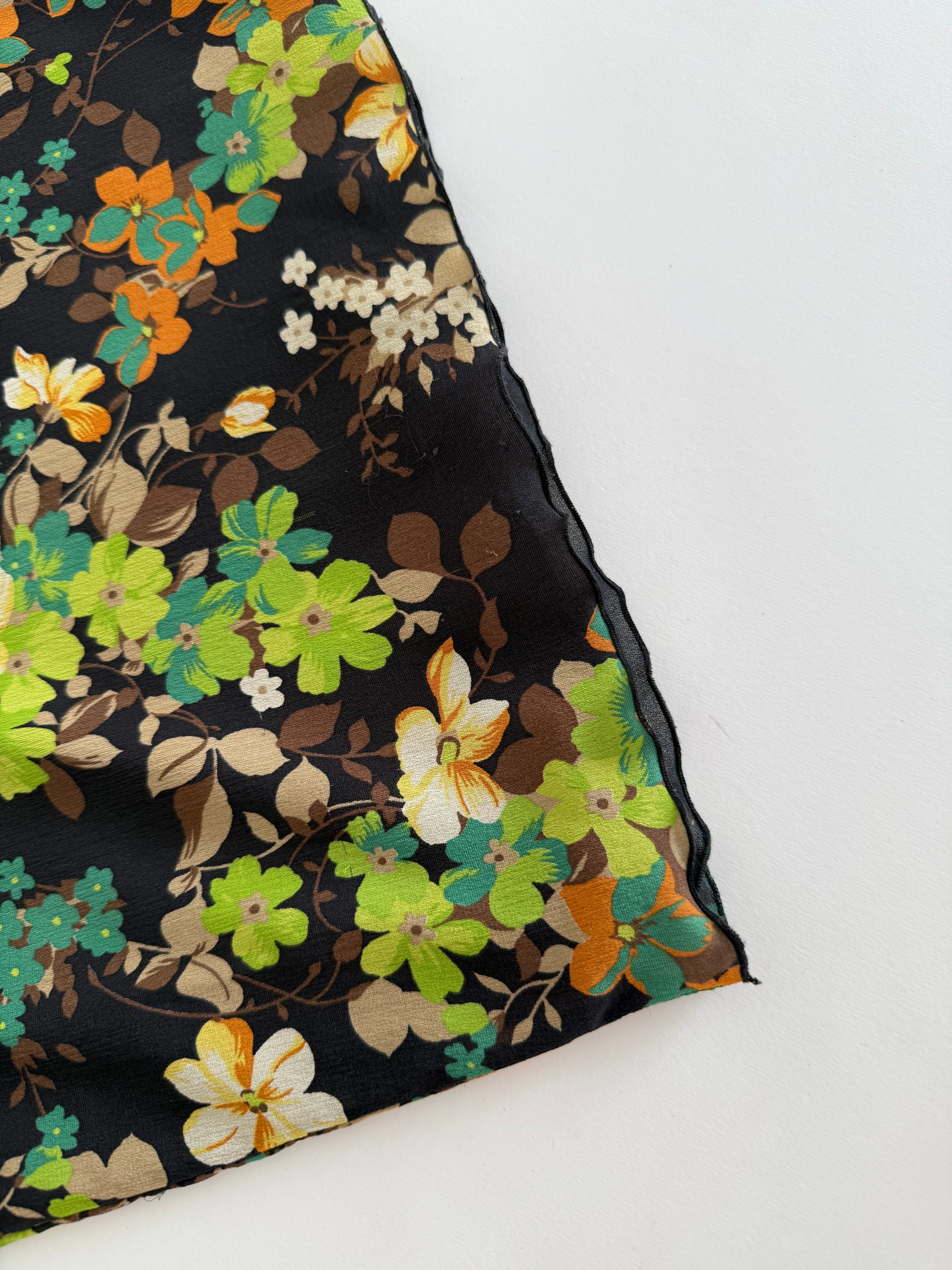 D&g floral silk dress 2000s