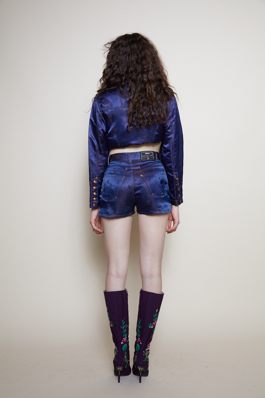 Jean Paul Gaultier F/W 1995 blue suit